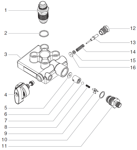 ED655 Plus Pump Head Assembly